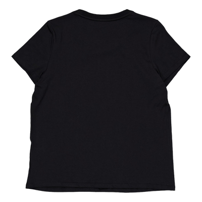 Dkny 89 Lg Crew Nk T Black/eggnog