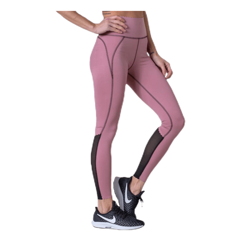 Laser Cut Tights Pink