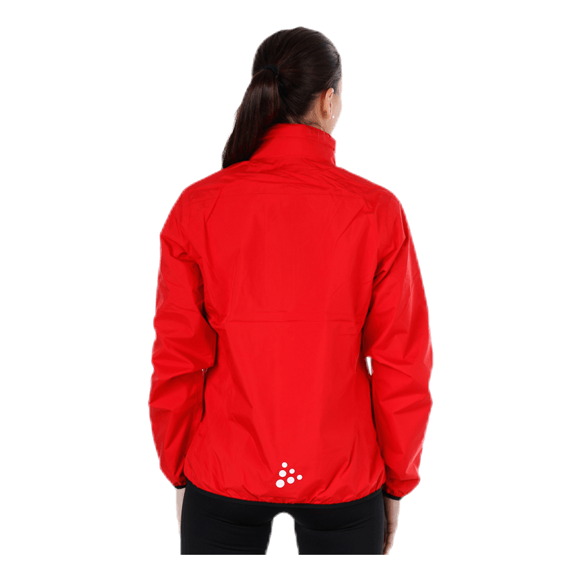 Jacket Rain W Red