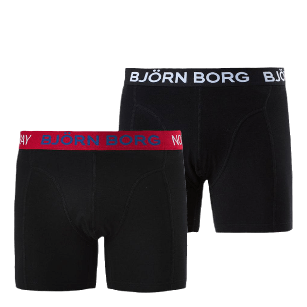 Shorts Sammy Norway 2-pack Black