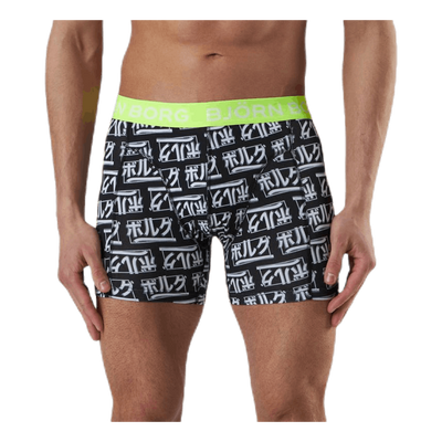 Jpn Logo Sammy Shorts 2-Pack Black/Yellow