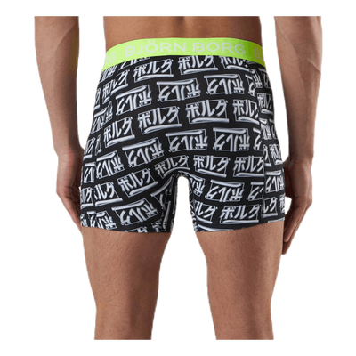 Jpn Logo Sammy Shorts 2-Pack Black/Yellow