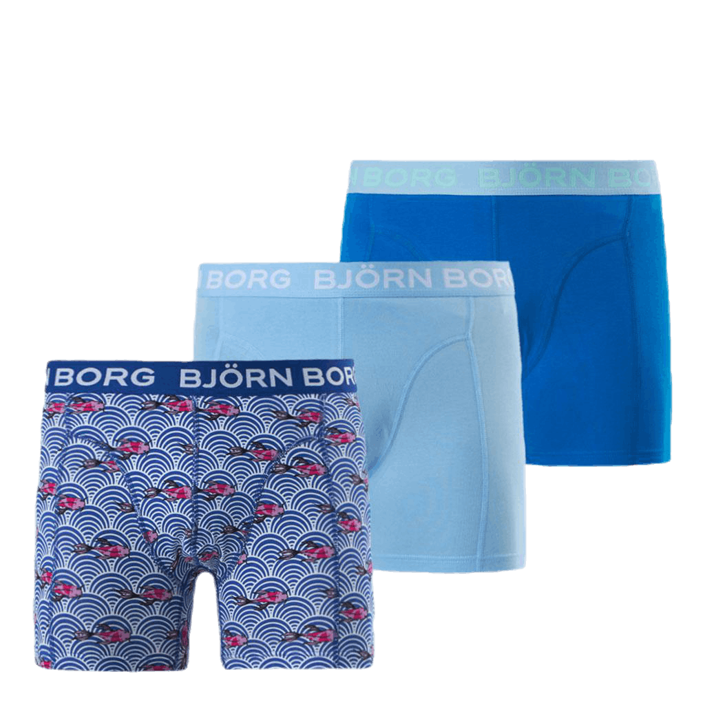 Koi Wave Sammy Shorts 3-Pack Blue