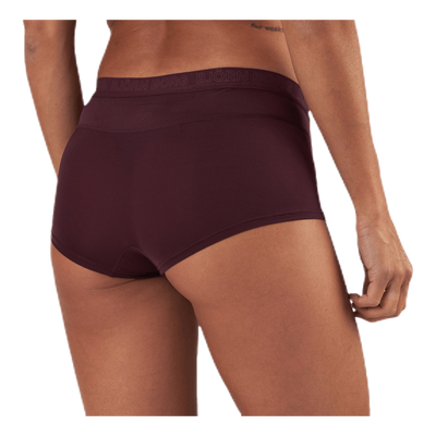 Maia Solid Minishorts 2-Pack Red