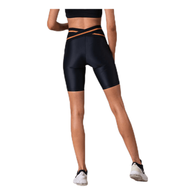 Fearless High Waist Short Tights Black