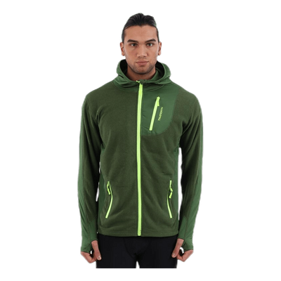 Hood Jacket Fleece Green