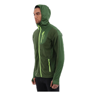 Hood Jacket Fleece Green