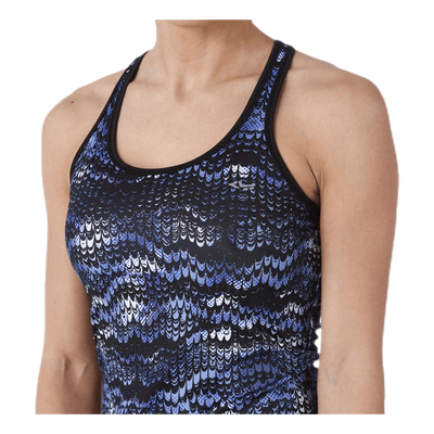 Long Racerback AOP Blue