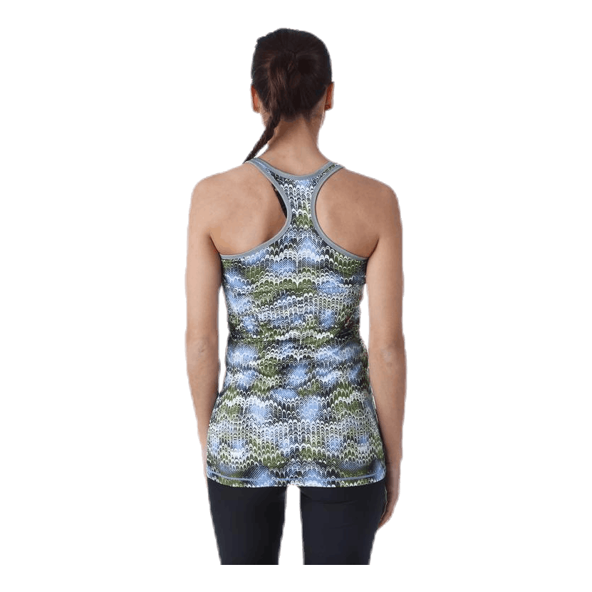 Long Racerback AOP Blue