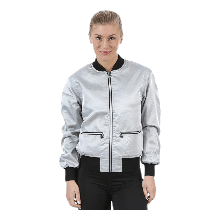 Blink Bomber Jacket Silver