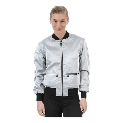 Blink Bomber Jacket Silver