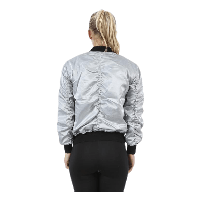 Blink Bomber Jacket Silver