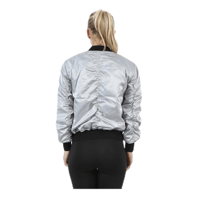 Blink Bomber Jacket Silver