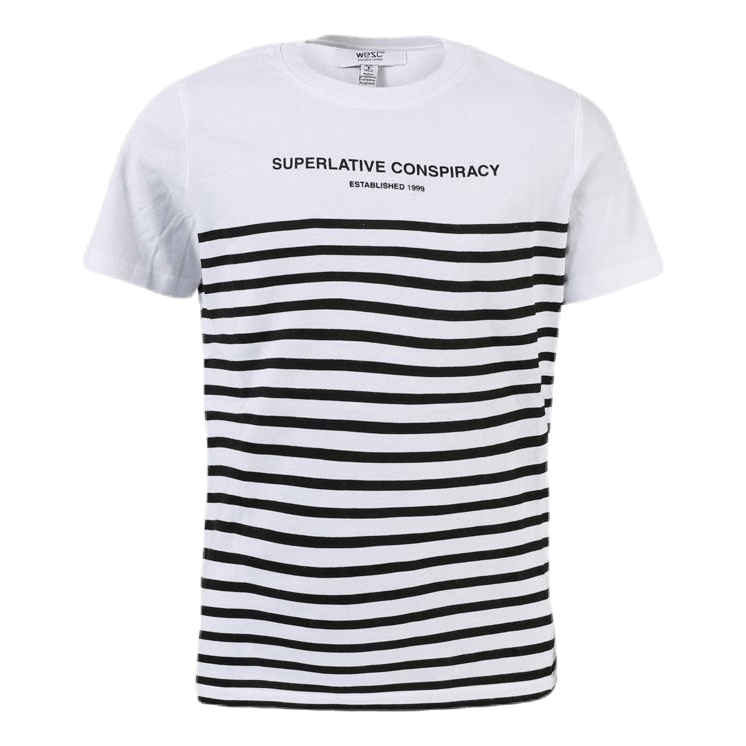 Superlative Conspiracy Stripe Youth White/Black