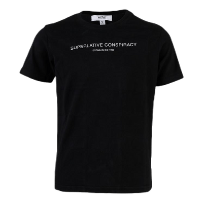 Superlative Conspiracy Logo Tee Youth Black