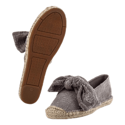 Amanda Knot Espandrillo Grey/Beige