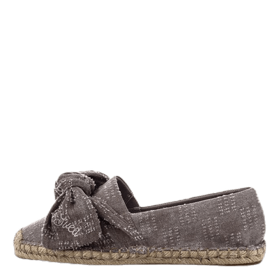 Amanda Knot Espandrillo Grey/Beige