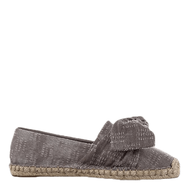 Amanda Knot Espandrillo Grey/Beige