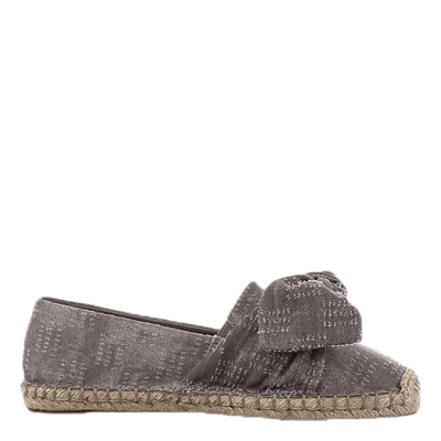 Amanda Knot Espandrillo Grey/Beige