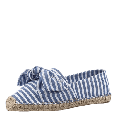 Amanda Knot Espandrillo Blue/White