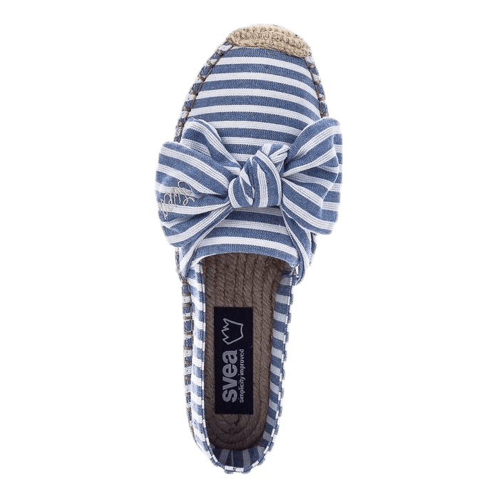 Amanda Knot Espandrillo Blue/White