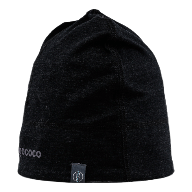 Thin Running Hat Wool Black