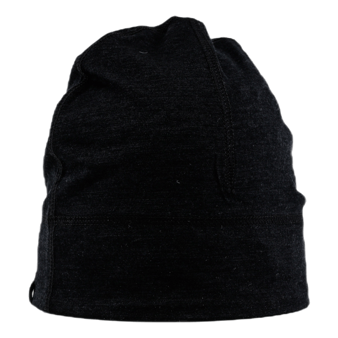 Thin Running Hat Wool Black