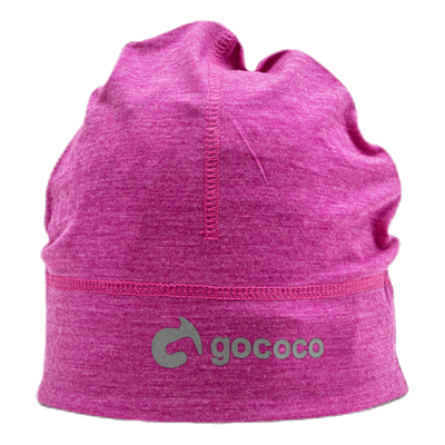 Thin Running Hat Wool Pink