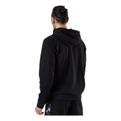 Full Zip Hooded Jacket  Patterned/Black