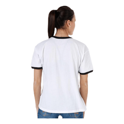 Carry My Board Ringer Tee White/Black