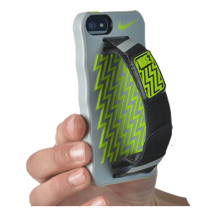 Hand Held Phone Case iPhone5 Grey/Yellow