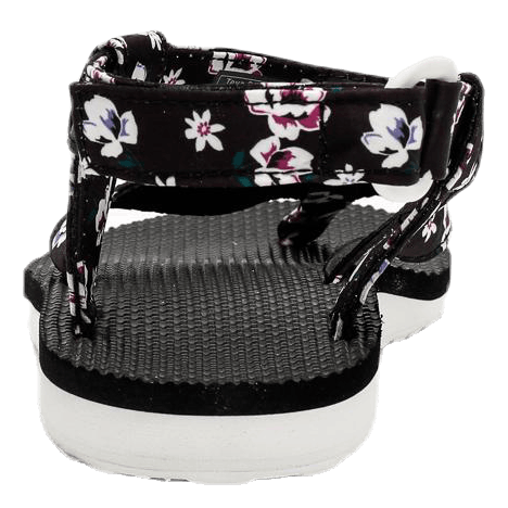 Original Sandal Floral Satin Patterned/Black