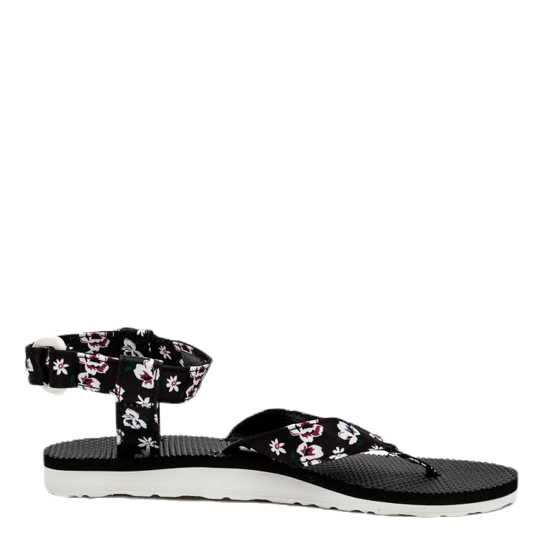 Original Sandal Floral Satin Patterned/Black