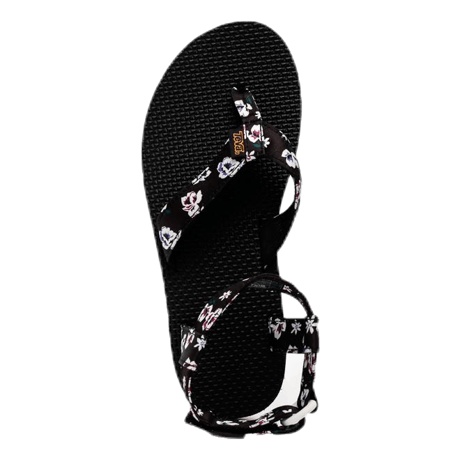 Original Sandal Floral Satin Patterned/Black