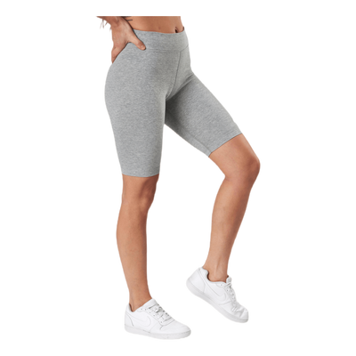 Sportswear Essential Women's Mid-Rise Bike Shorts DK GREY HEATHER/WHITE