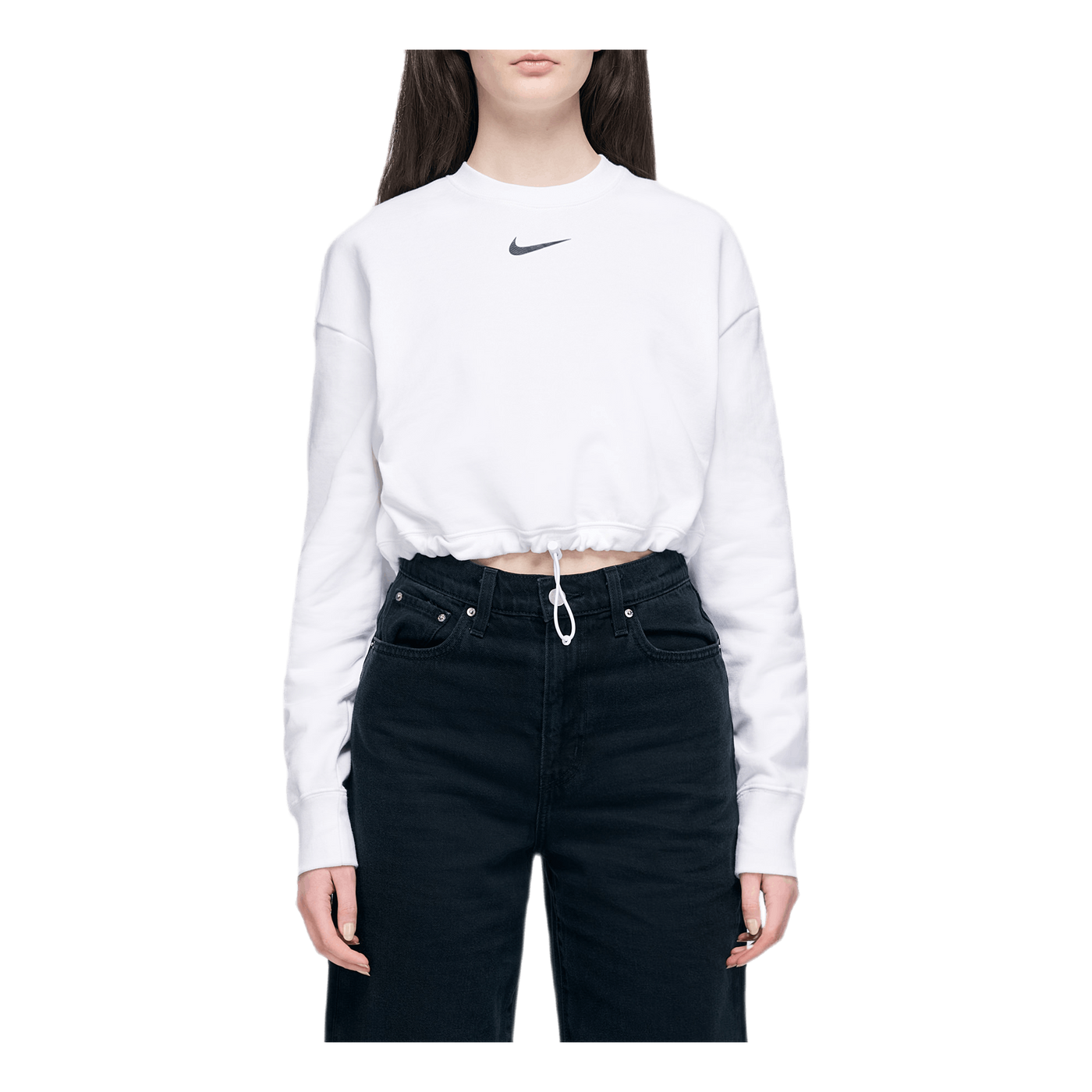 W Sportswear Swoosh Crew White