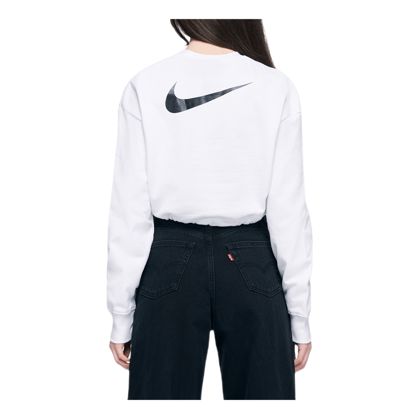 W Sportswear Swoosh Crew White