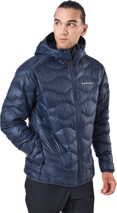 M Helium Down Hood Jacket Blue Shadow