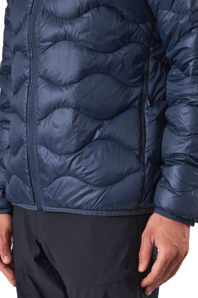 M Helium Down Hood Jacket Blue Shadow