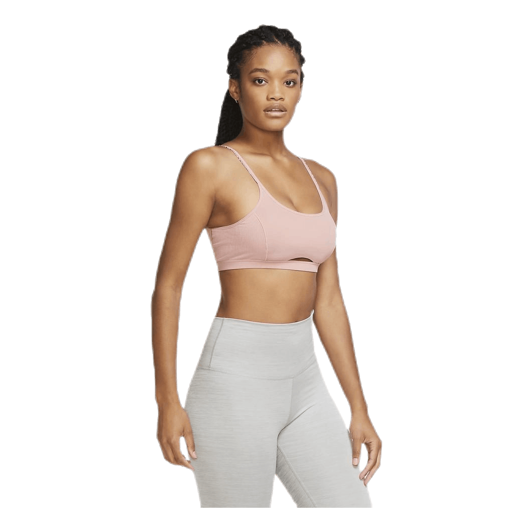 Indy Luxe Yoga Bra Novelty Pink/Beige