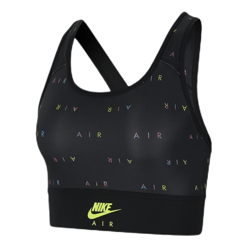 Swoosh Air Bra Print Black/Yellow