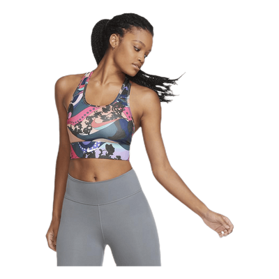 Swoosh Icon Clash Bra Print LL Blue/White