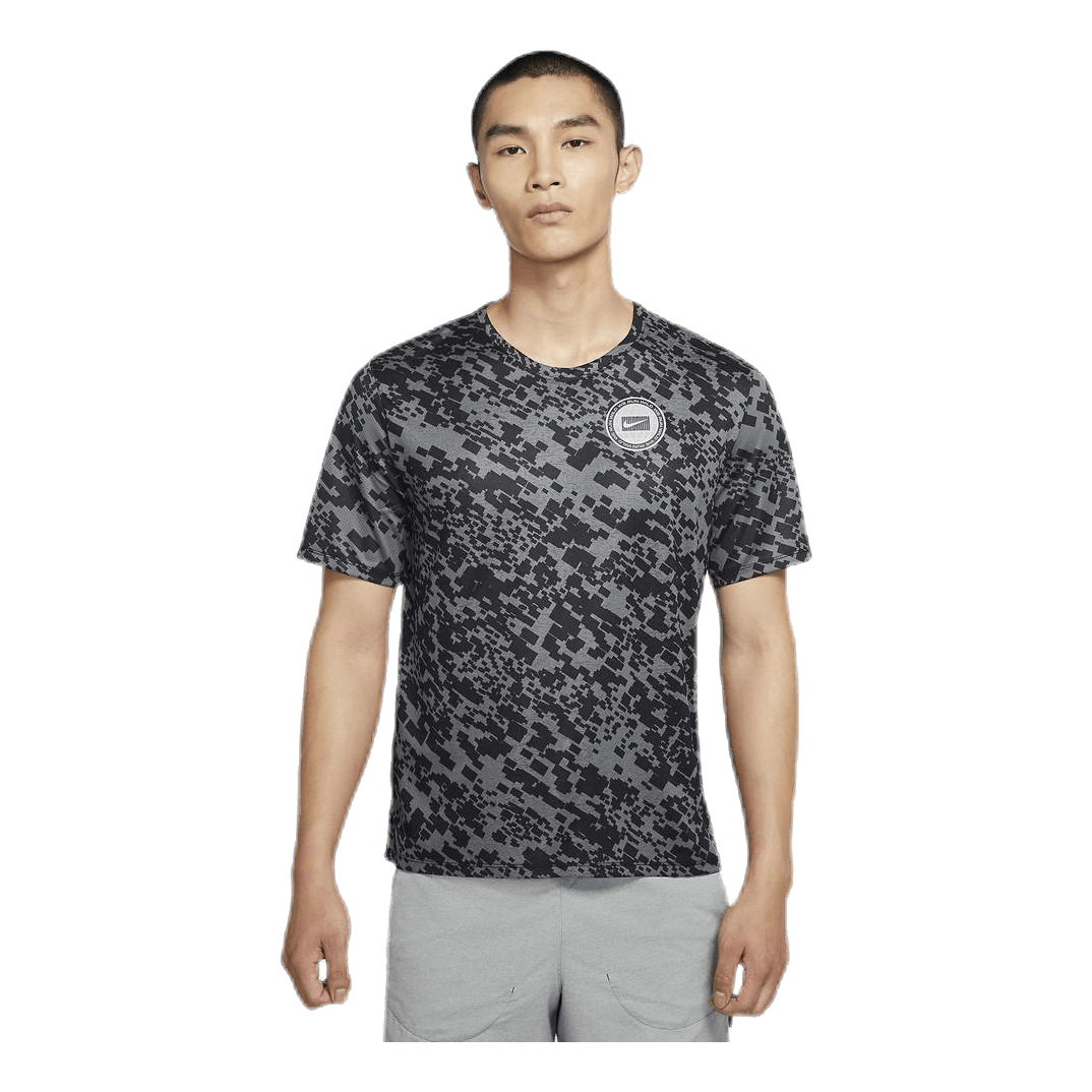 Dri-FIT Miler Wild Run Top SS pr Black/Silver