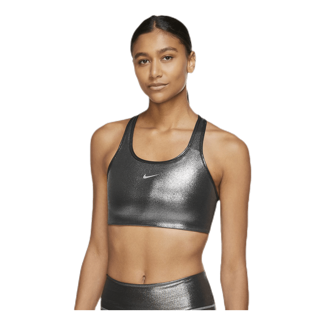 Swoosh Icon Clash Bra Black/Silver