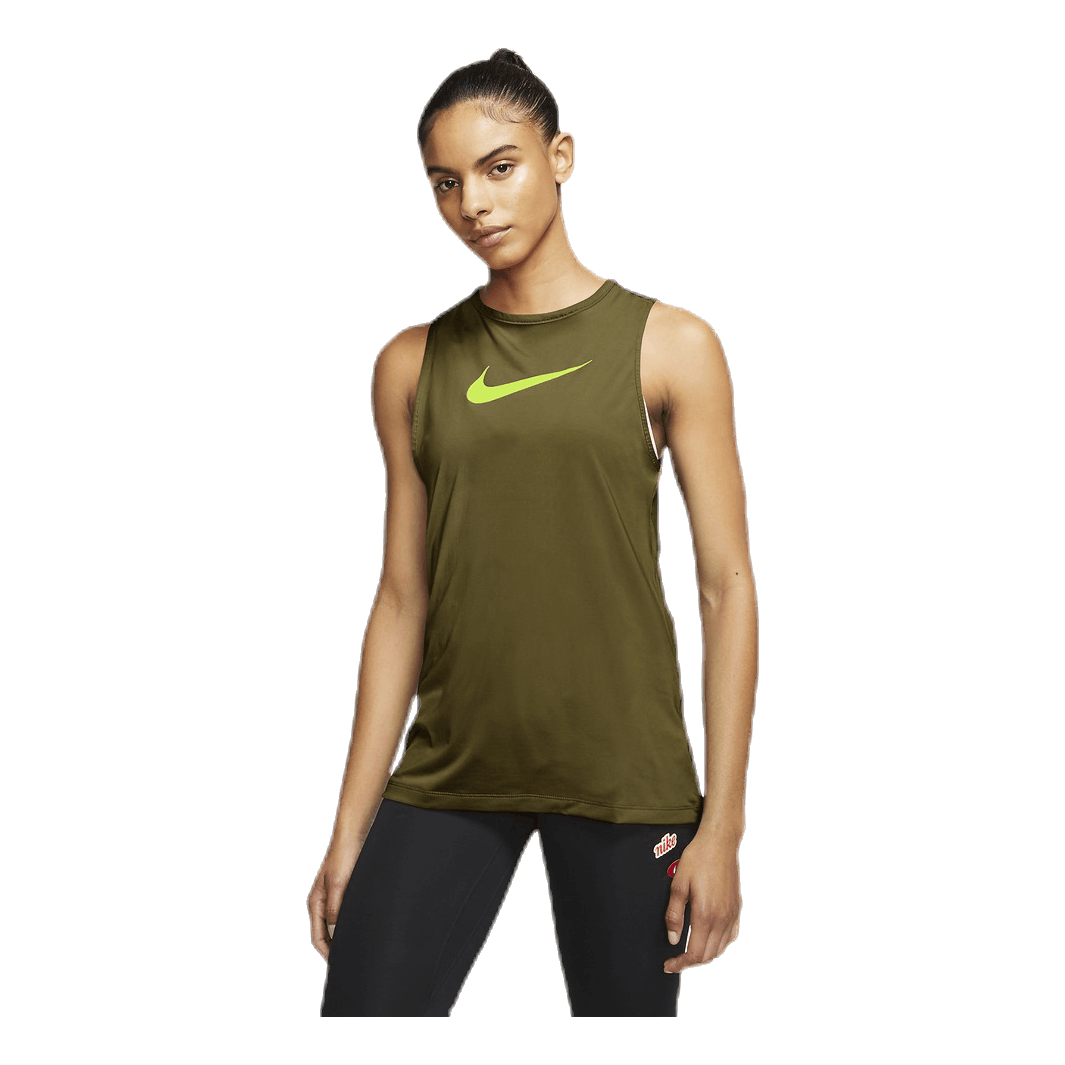 Essential Swoosh Tank Green/Yellow