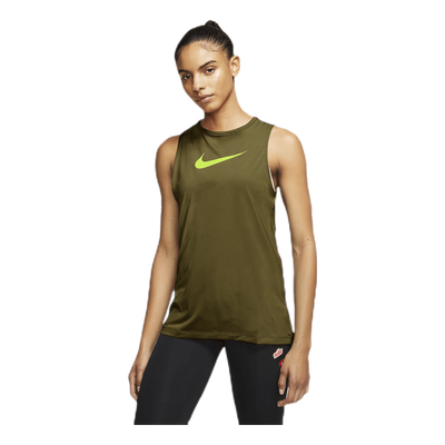 Essential Swoosh Tank Green/Yellow