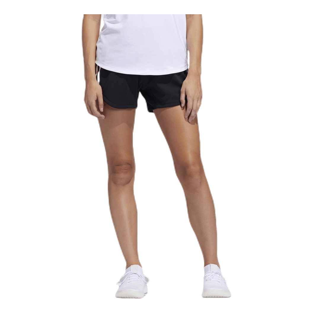 3 Stripe Woven Gym Short Black / Black