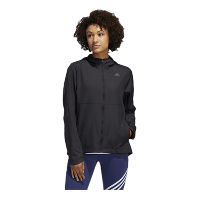 Adidas Own The Run Wind Jacket Hooded Women Black