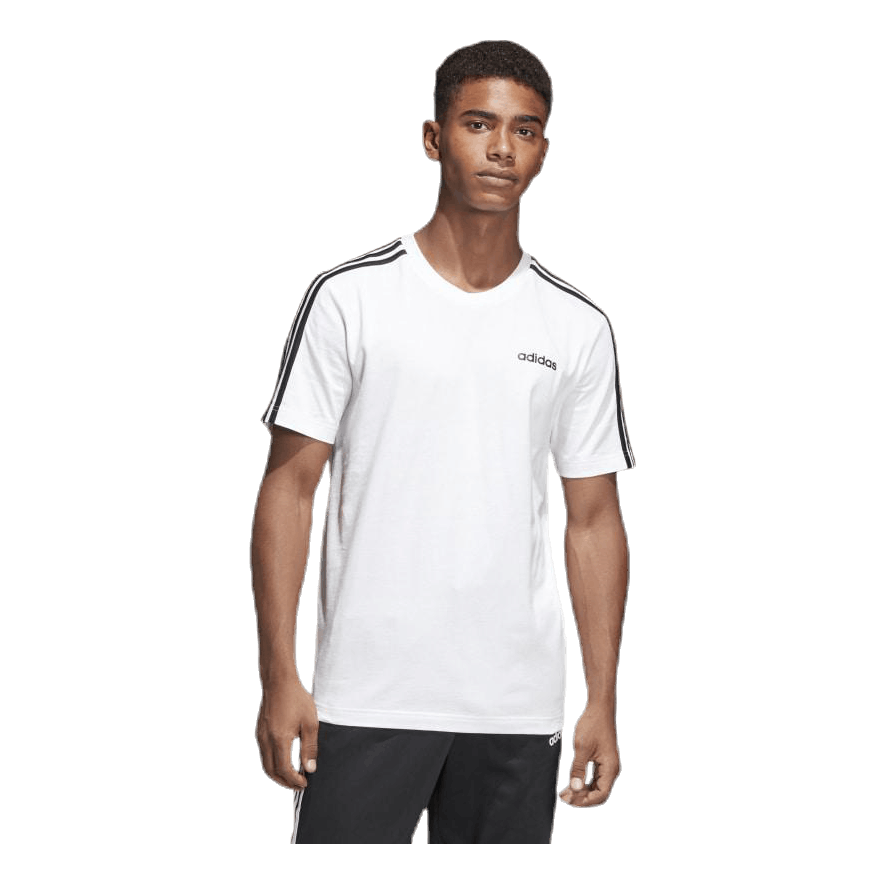 Essentials 3 Stripes T-Shirt White / Black