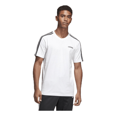 Essentials 3 Stripes T-Shirt White / Black